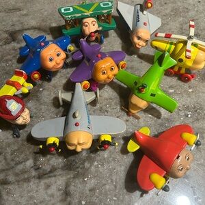 Colorful Kids Toy Airplane Set - Assorted Colors